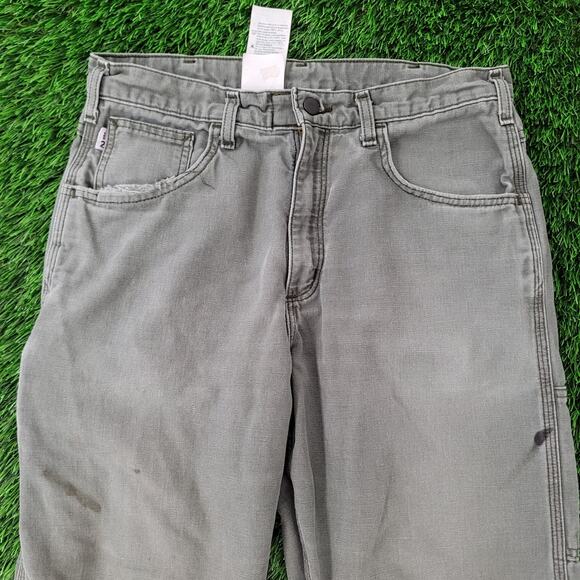 Carhartt Carpenter Pants 32x28 Distressed Faded Workwear Streetwear - Picture 6 of 16